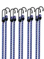 Produktbild: Deuba® 10x Spanngummi Set Metallhaken 30,5cm Expander Gepäckspanner Universal Gepäckgummi Spannseil