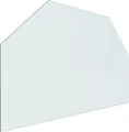Produktbild: vidaXL Kaminofen Glasplatte Sechseck 80x50 cm