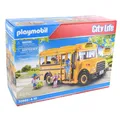 Produktbild: PLAYMOBIL City Life 70983 Schulbus mit Licht Bus mit Stoppschild und Figuren