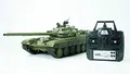 Produktbild: ES-TOYS RC Panzer Russicher T-72 Heng Long 1:16 mit Rauch&Sound und Stahlgetriebe -2,4Ghz V6.0 (Upgrade)