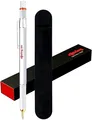 Produktbild: rOtring 800 Kugelschreiber | mittlere Spitze| schwarze Tinte |  Silber mit Etui