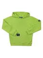 Produktbild: SCHIETWETTER Unisex Kinder Kapuzenpullover Mika, einfarbiger Hoodie für Mädchen und Jungs, Sweater, Longsleeve, Sweatshirt Lime 152