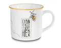 Produktbild: NICI 45031 Tasse Ich bin die hellste Leuchte hier, Porzellan, 400ml