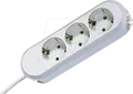 Produktbild: BACH 387.270 - Steckdosenleiste SMART, 3-fach, Typ F - CEE 7/3, weiß
