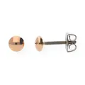 Produktbild: Boccia Damen Ohrstecker Roségold Titan 5mm