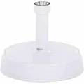 Produktbild: Siena Garden Schirmständer 20 kg für Schirmstöcke Ø 21 - 54 mm Ø 40x9 cm weiß