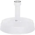 Produktbild: Betonständer 20kg rund weiß Kunststoffrohr 18-38mm Handmulden Sonnenschirmhalter