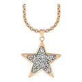 Produktbild: s.Oliver SOAKT/160 Damen Halskette Collier Rosegold mit Stern Anhänger Swarovski
