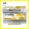 Produktbild: Neueste VARTA A7  Yellow Dynamic AGM 70Ah 12V StartStop Plus Ekx Gelb Gold