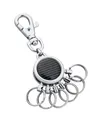 Produktbild: Schlüsselanhänger Kingsport Black Carbon mit 6 abnehmabren Ringen…