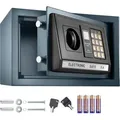 Produktbild: tectake® Elektronischer Safe 20 x 31 x 22 cm - Schwarz