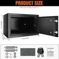 Produktbild: Kleiner elektronischer Mini Safe Tresor Schranktresor mit Zahlenschloss 4.6 8.5L
