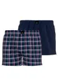 Produktbild: GÖTZBURG Boxershorts GÖTZBURG Herren Boxershort blau kariert 2er Pack (2-St)