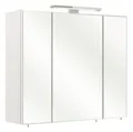 Produktbild: Badschrank Spiegelschrank Bad mit LED Beleuchtung Schalter Steckdose Weiß 70 cm