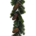 Produktbild: Künstliche FICHTENGIRLANDE ca 180cm. Mit ZAPFEN. Grüne Girlande, Tannengirlande.