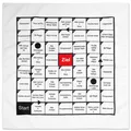 Produktbild: Trinkspiel Polnisches Partyspiel auf 70 x 70 cm Tischdecke 54 Spielfelder Spaß