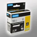 Produktbild: Dymo Label Band IND 18482 (S0718240) schwarz auf weiß 9mm x 5,5m Polyester permanent