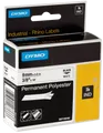 Produktbild: DYMO IND 18482 - DYMO IND Polyester, 9mm, schwarz/weiß