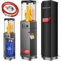 Produktbild: Kesser® Heizstrahler Gas Terrassenheizstrahler Gasheizungen Gasheizstrahler Gasheizer Inkl. Schutzhülle Outdoor-heizung Mobiler Heizpilz Flammenheizer   Dunkelgrau
