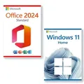 Produktbild: Microsoft Office 2024 Standard + Microsoft Windows 11 Home