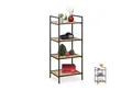 Produktbild: relaxdays Standregal aus Bambus & Metall, 4
