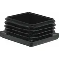 Produktbild: No Brand - Lamellenstopfen Rechteckig 40x40 Mm Wandstärke 3 - 5 Mm Kunststoff Schwarz