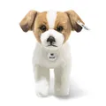 Produktbild: Steiff Hund Terrie 17cm weiss braun 076060 stehend Plüsch