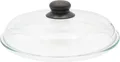 Produktbild: Krüger Deckel Glasdeckel Brilliant mit Kunststoffknopf, (1-tlg), hitzebeständig bis 160°C und spülmaschinengeeignet