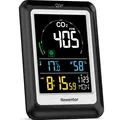 Produktbild: CO2 Messgerät, Raumluft, Alarm, Lüftungsempfehlung, Temperatur, Luftfeuchtigk...