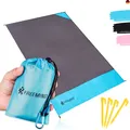 Produktbild: freemind® Stranddecke - ultraleichte, dünne Picknickdecke ohne Polsterung - 140 