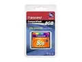 Produktbild: TS8GCF133 Transcend Flash-Speicherkarte 8GB 133x ~D~