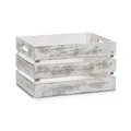 Produktbild: Zeller Aufbewahrungskiste Vintage Allzweckbox Holzkiste 35x25x20 cm weiß 15131