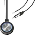 Produktbild: Blaupunkt Scheibenklebeantenne Funline Radio A-R G 01-E, schwarz / silber | FM Scheibenklebeantenne
