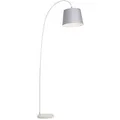 Produktbild: Moderne Bogenlampe Mit Grauem Schirm - Bend