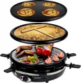 Produktbild: Syntrox Germany Raclette 6 Personen 1200W Antihaftbeschichtet schwarz