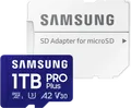 Produktbild: Samsung PRO Plus R180/W130 microSDXC 1TB Kit, UHS-I U3, A2, Class 10