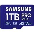 Produktbild: 1TB SAMSUNG PRO Plus microSDXC SD-Adapter UHS-I U3 Full HD & 4K UHD bis zu 180MB/s Lesen bis zu 130MB/s Schreiben Speicherkarte