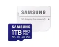 Produktbild: Samsung MB-MD1T0SA/EU Pro Plus 1TB microSD-Karte + SD-Adapter