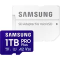 Produktbild: Samsung microSD Card PRO Plus microSDXC-Karte Retail 1 TB Class 10, UHS-I, Class