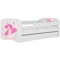 Produktbild: Raumhirsch Furniture Kinderbett, Weiß, Holzwerkstoff, 1-Sitzer, 1 Schubladen, Rechteckig, 80x180 cm, FSC 100%, Kinder- & Jugendzimmer, Kindermöbel, Kinderbetten, Kindereinzelbetten