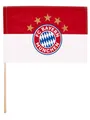 Produktbild: FC Bayern München Fahne Logo | Mit Stock | 60 x 40 cm | Rot-Weiß | Fußball