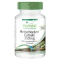 Produktbild: Artischocke-Extrakt 350 mg - 100 Kapseln - 2,5% Cynarin - 100% VEGAN | fairvital