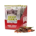 Produktbild: Wild West Beef Jerky, 16 x 60g Jalapeno Rindfleisch, Beef Jerky high Protein Trockenfleisch, Protein Snack