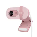 Produktbild: Logitech Brio 100 Full HD-Webcam Rosé - inkl. Beleuchtungskorrektur 960-001623