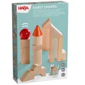 Produktbild: HABA Meine ersten Bausteine – Starter-Set Holzbausteine für Baby & Kleinkind ab 1 Jahr, nachhaltiges Kinderspielzeug & Geschenk zum 1. Geburtstag – Montessori Spielzeug