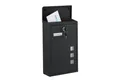 Produktbild: relaxdays Wandbriefkasten Briefkasten Hochformat, schwarz