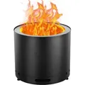 Produktbild: Vevor Rauchfreier Feuerstellenofen, Lagerfeuer, H: 15,4 Zoll X Durchmesser: 19,3 Zoll, Holzkamine Mit Abnehmbarer Aschepfanne, Tragbare Feuerstelle Für Den Außenbereich Aus Sus430 Edelstahl