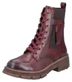 Produktbild: Rieker Schnürboots Schnürstiefelette, Herbstboots, Profilsohle, Blockabsatz, mit Stretch