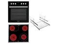 Produktbild: BAUKNECHT HEKO BLACK 500 P, Einbauherdset (Elektro-Kochfeld herdgebunden, A+, 65 l)