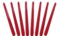 Produktbild: BRUBAKER 24 cm Spitzkerzen für Kerzenständer und Kerzenhalter - 8 Stück - lange, tropffreie Deko Kerzen mit langer Brenndauer - Leuchterkerzen Set Dunkelrot